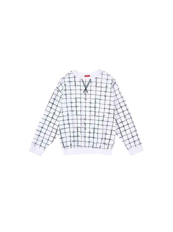 Nautical Print Top - White