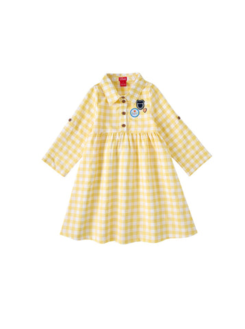 Gingham Patch Dress