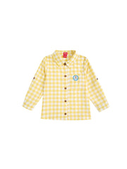 Gingham Collar Shirt