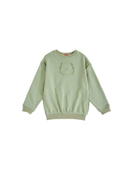 Big Emblem Top - Seafoam