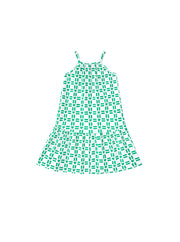 All Over Heart Print Jumper - White/Green