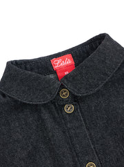 Denim Trim Dicky - Black Denim