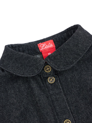 Denim Trim Dicky - Black Denim