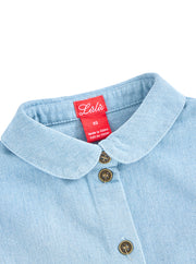 Denim Trim Dicky - Pale Blue Denim