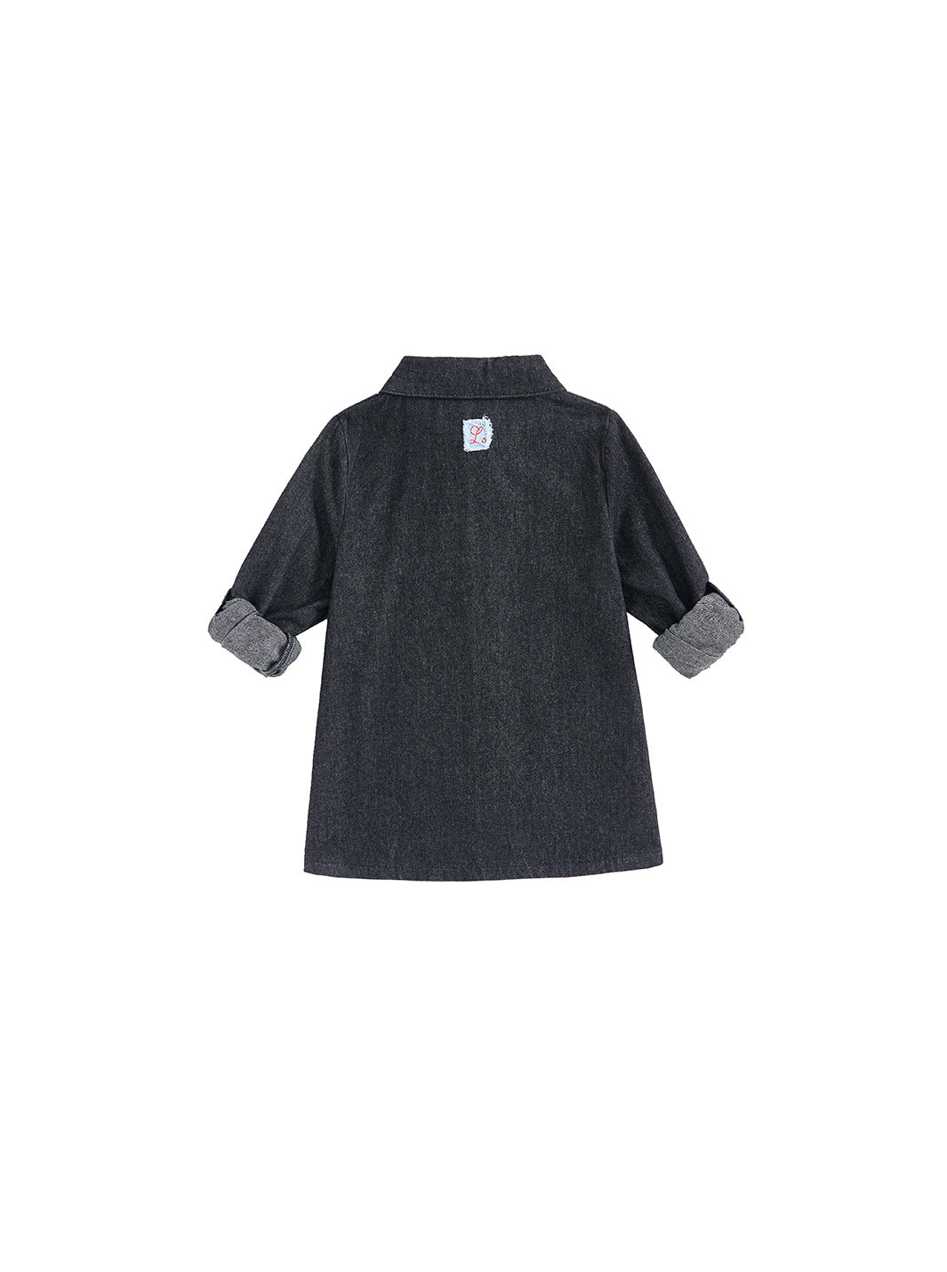 Denim Trim Shirt - Black Denim