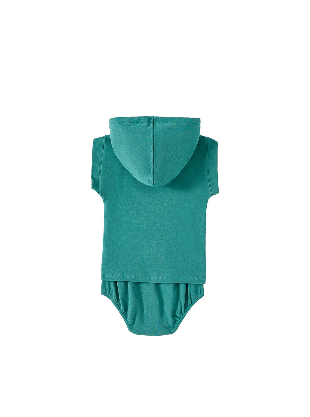 Baby Embroidered Set - Deep Green