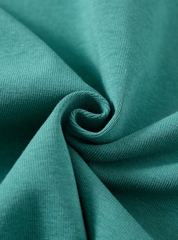 Baby Embroidered Set - Deep Green
