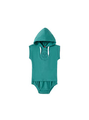 Baby Embroidered Set - Deep Green