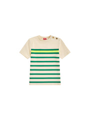 Striped Print Short Sleeve T-shirt