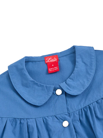 High Cut Dress - Blue