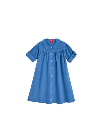 High Cut Dress - Blue