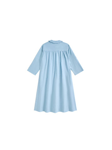 High Cut Dress - Pale Blue