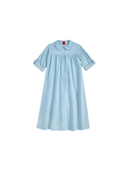 High Cut Dress - Pale Blue
