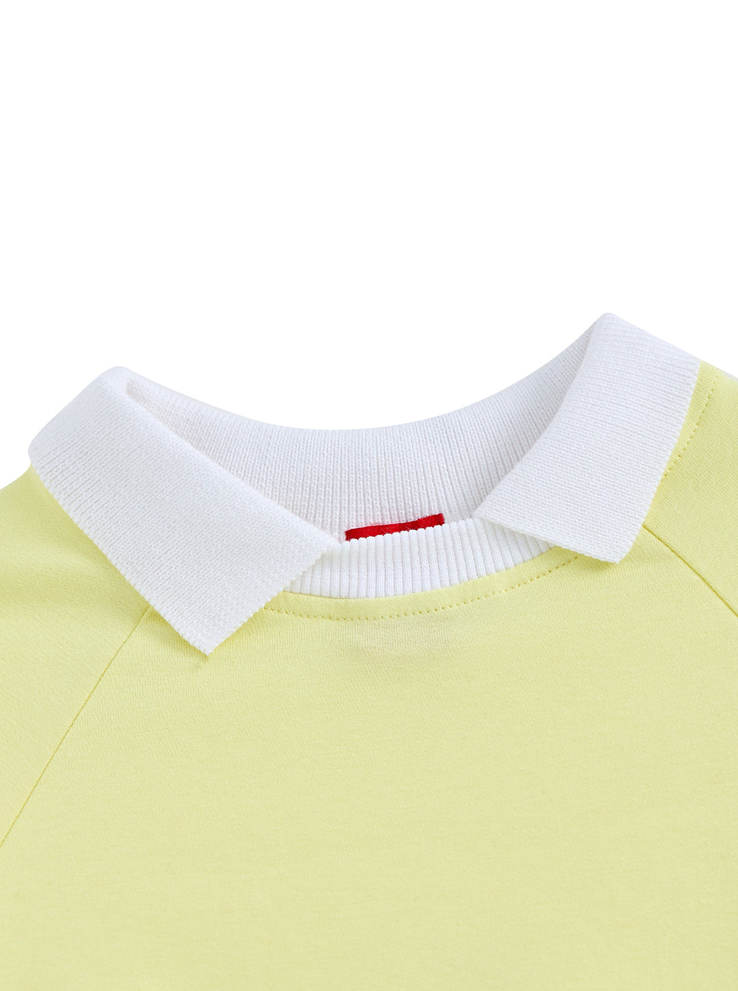 Rib Neck Collar Polo