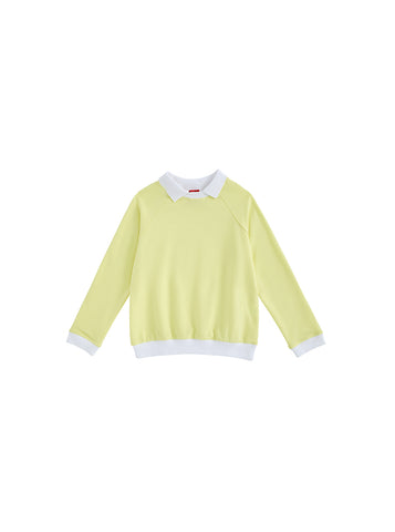 Rib Neck Collar Polo