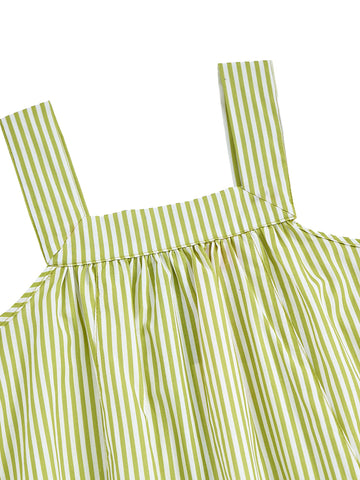 Striped Jumper - Olive/White Stripe