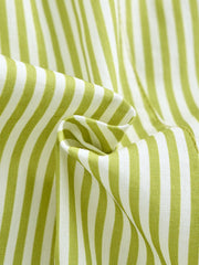Striped Jumper - Olive/White Stripe
