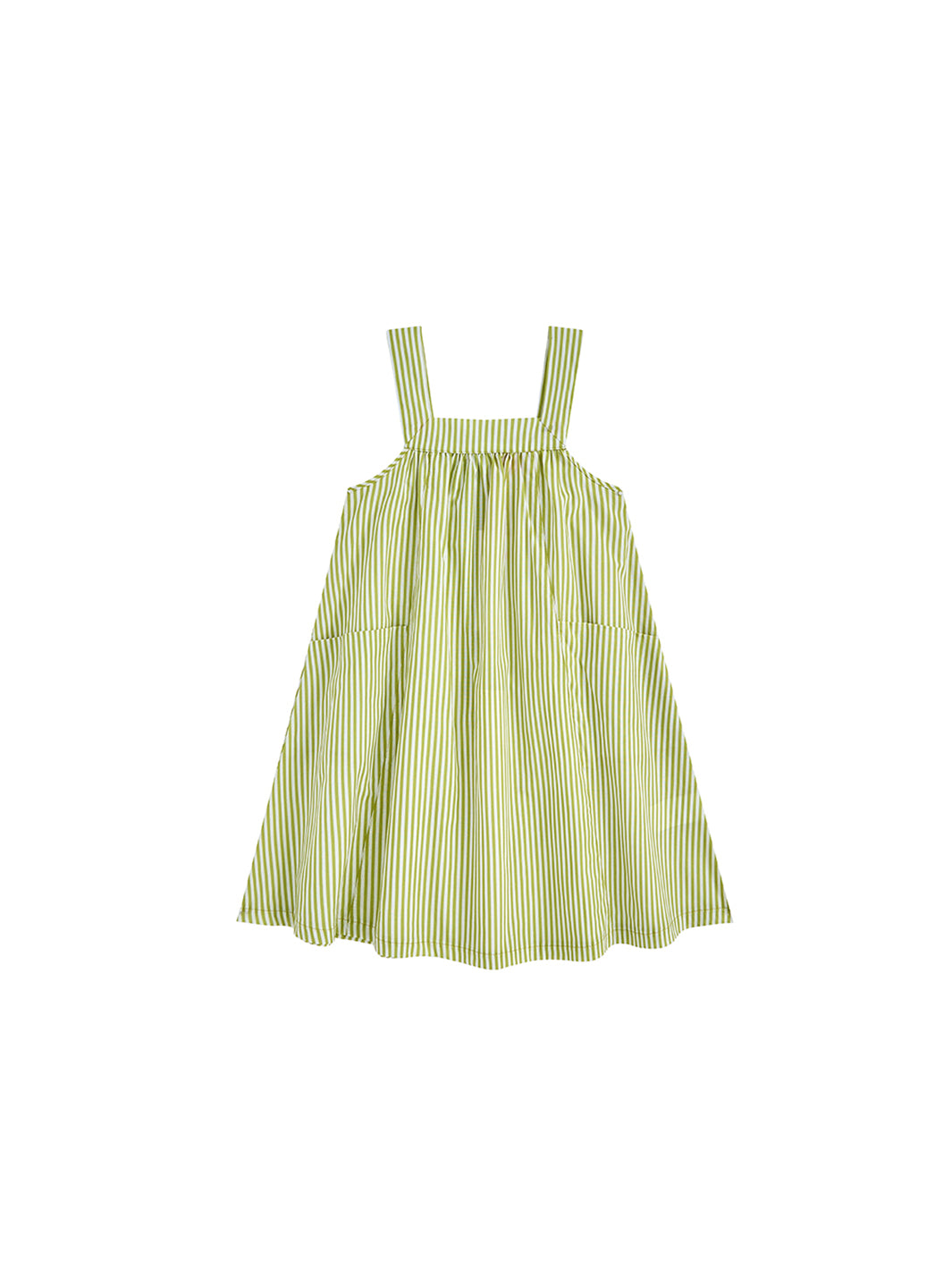 Striped Jumper - Olive/White Stripe