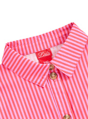 Striped Shirt - Pink/Orange Stripe