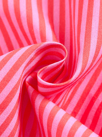 Striped Shirt - Pink/Orange Stripe
