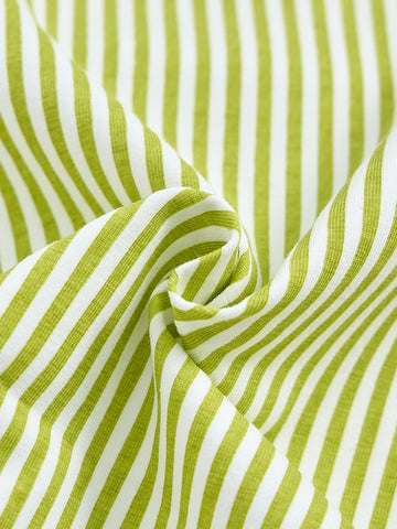 Printed Striped Long Sleeve T-shirt