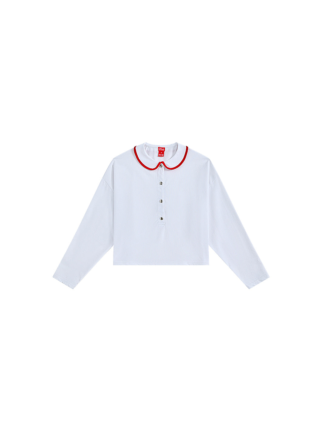 Classic Crop Length Shirt - Pure White