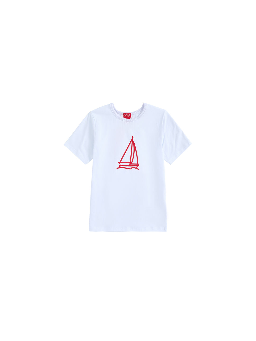 Classic Front Print T-shirt - White/Red