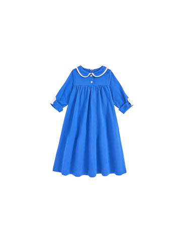 Color Combo Dress - Deep Royal blue