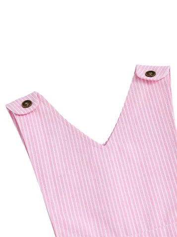 Denim Stripe Jumper - Lt. Pink