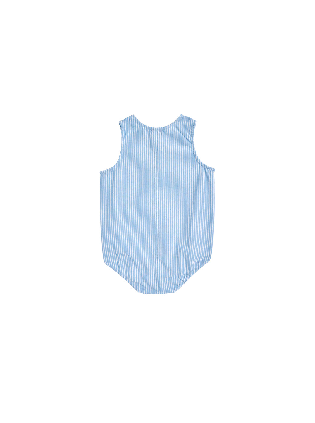 Denim Stripe Romper