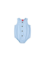 Denim Stripe Romper