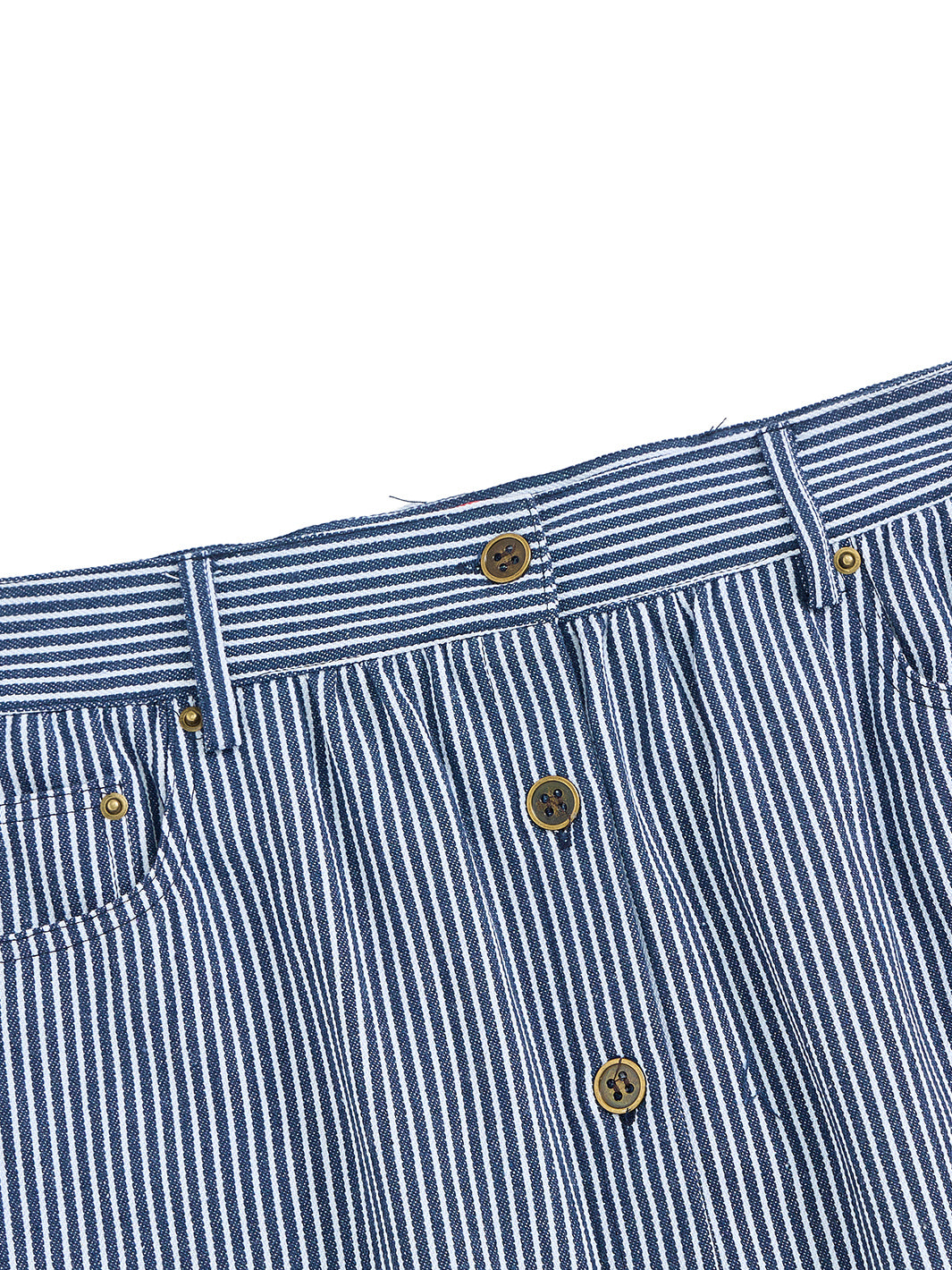 Denim Stripe Skirt