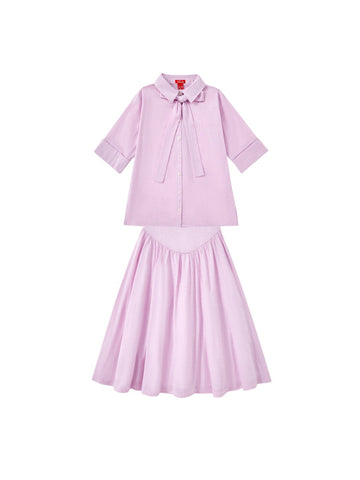Girl Bow Set - Lilac