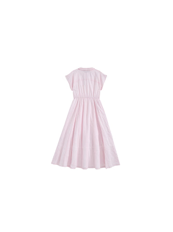 Eyelet Striped Dress