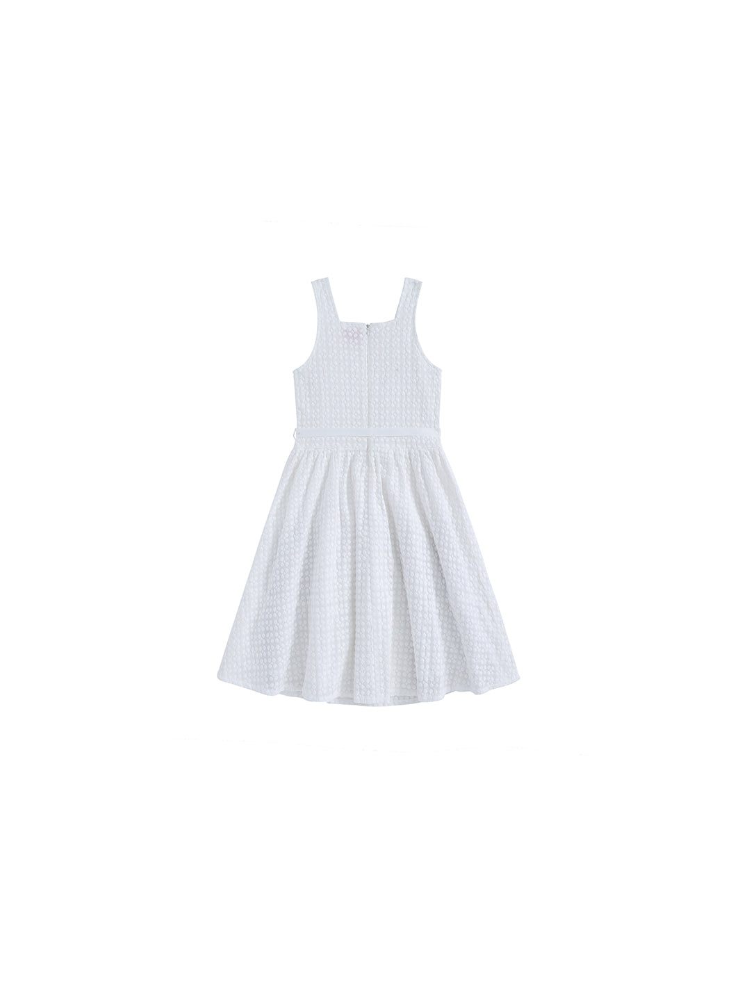 Embossed Flower Midi-Length Jumper