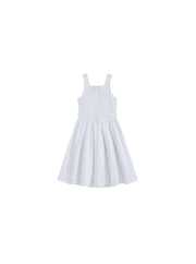 Embossed Flower Midi-Length Jumper