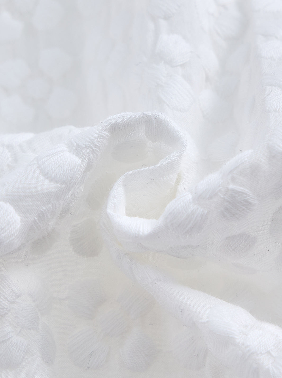 Embossed Flower Midi-Length Jumper