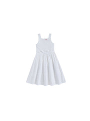Embossed Flower Midi-Length Jumper