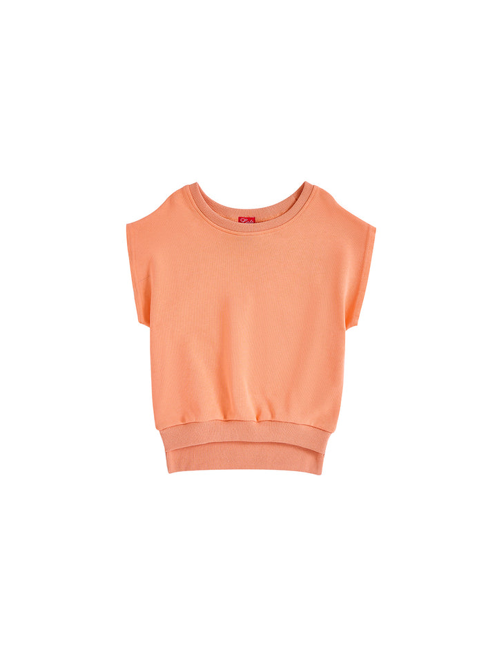 Raw Edge Vest - Orange
