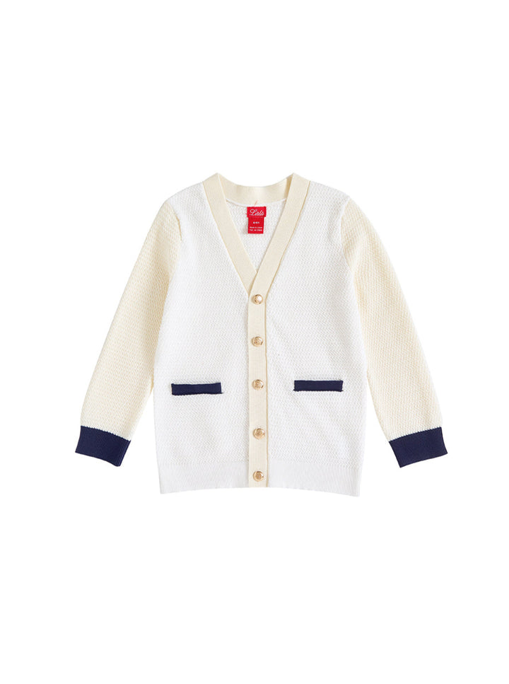 Cardigan Combo Color Sweater
