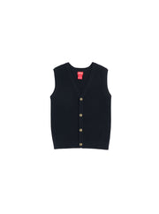 Classic Solid Vest - Black