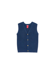 Classic Solid Vest - Navy Mix