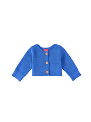 Baby Cardigan Crop Sweater - Med. Royal Blue