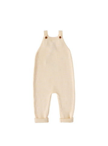 Baby Straps Overall - Rice Beige