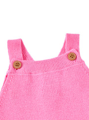 Baby Straps Overall - Pink