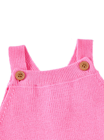 Baby Straps Overall - Pink