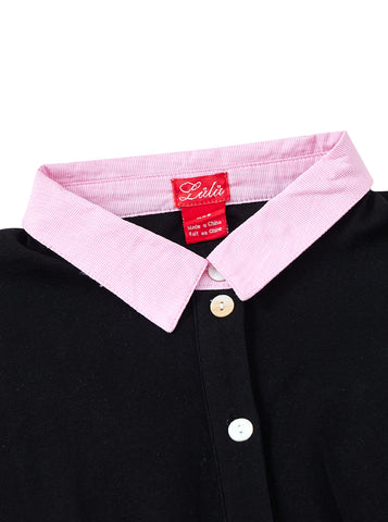 Striped Collar Robe