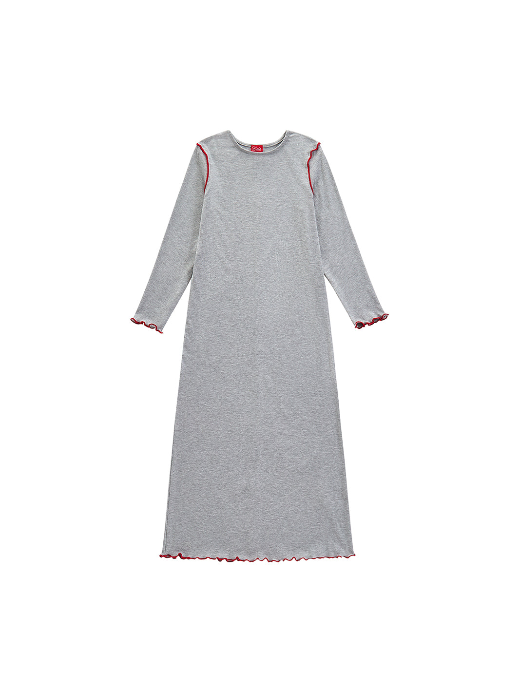 Bottom merrow edge Nightgown - Grey Mix