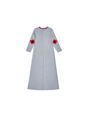 Flower Elbow Patch Nightgown