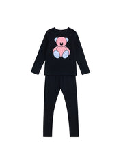 Girl Gingham Bear Set